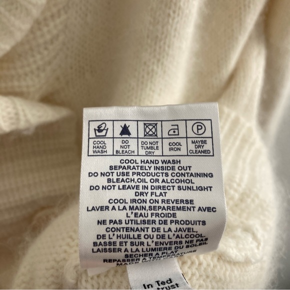 Ted Baker London Cream Nylon Angora Blend Sweater, Ted Baker size 3 - Picture 11 of 16